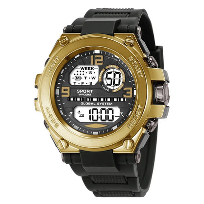 MAYZHISU Sports Electronic Watch for Man Student Teens Outdoor Waterproof Men's Sports Watches LED Digital Clock