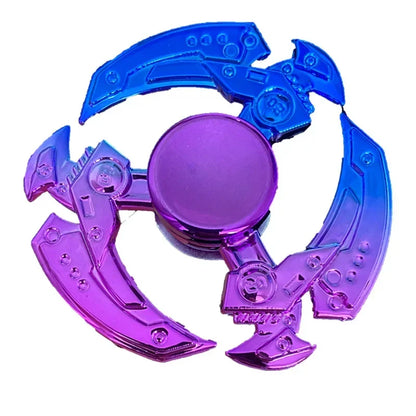 ABS Colorful Fidget Spinner Anti-Anxiety Toys Spinners Relieves Stress Fingertip Gyroscope for Reducing Adult Kids Decompression