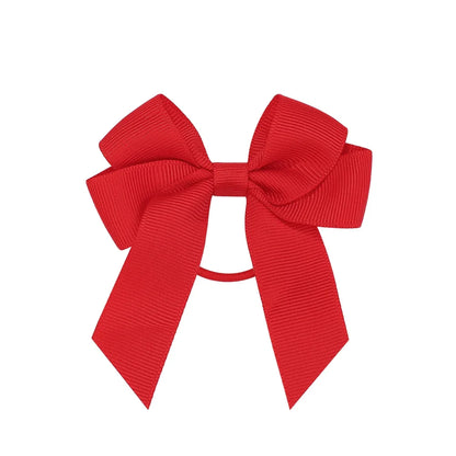 3.15inches Solid Color Hair Ribbon Hair Band for Girls Toddler Cheer Up Bows Head Rope Kids Headwear Ponytail Hair Accessories