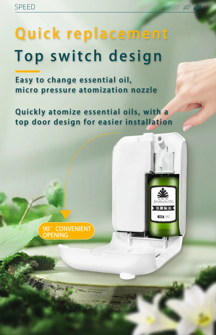 Scent Machine Wall Mounted Professional Aroma Diffuser Bluetooth Smell Distributor Electric Smell for Home Fragrance Diffuser