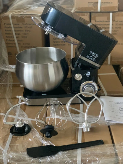5L Stand Mixer – 3-in-1 Multifunctional Kitchen Machine with Dough Hook, Beater & Whisk,1000W Powerful Motor for Baking/Cooking