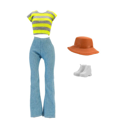 Fashion BJD Doll Clothes Top+pants(+Hats+shoes)Set Fit 30cm Doll&1/6 BJD Doll Clothing Accessories,Toys For Girls Gifts Festival