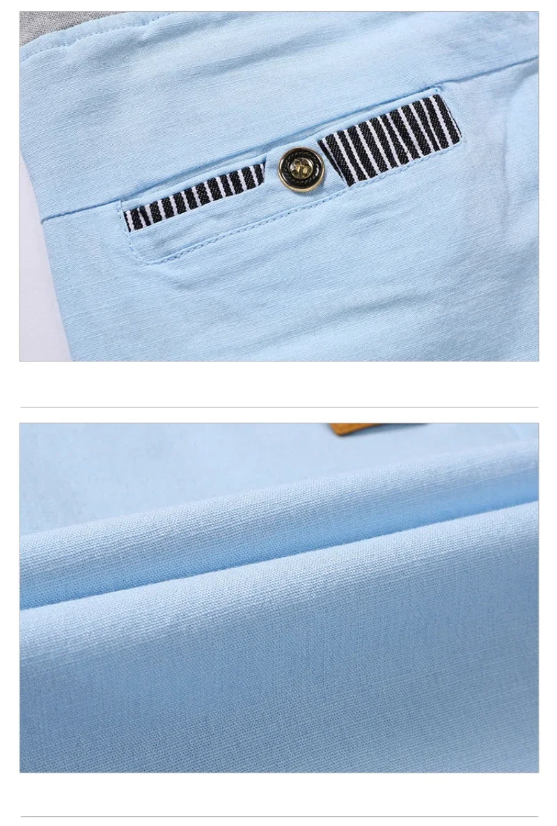 Newest Men Cotton Fashion Men Short Summer Casual Shorts Linen Mens Shorts Bermuda Beach Short Plus Size 4XL Joggers Male Hot