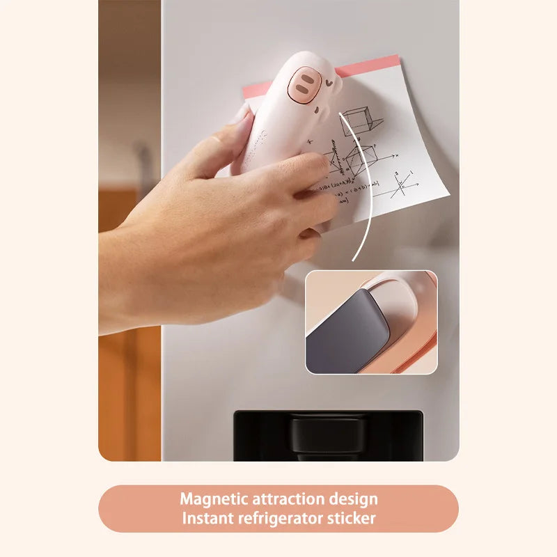 Mini Heat Sealer 2 in 1 Rechargeable HandheldBag Sealer With Cutter Magnet Bag Resealer Machine for Plastic Bags Snack Bags
