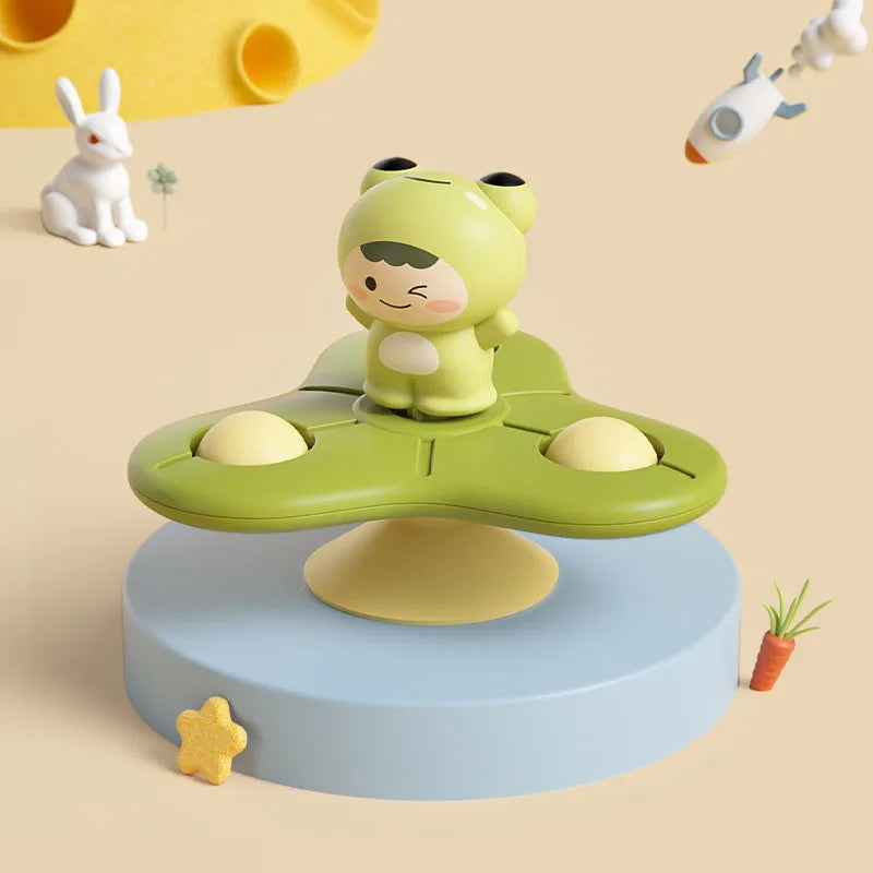 Catoon Bath Toys 6-12-18 Months Baby Toy Suction Cup Spinner Toys for Boys Girls 1 2 3 Years Sensory Toys for Toddler Kids Gift
