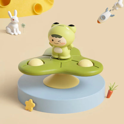 Catoon Bath Toys 6-12-18 Months Baby Toy Suction Cup Spinner Toys for Boys Girls 1 2 3 Years Sensory Toys for Toddler Kids Gift