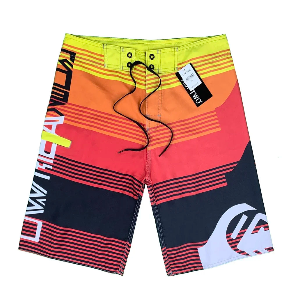 Plus Size Men's Swimming Shorts Board Shorts Bermuda Surfing Swim Shorts Dry Fit Boardshorts Swimwear Trunks Running Beach Pants
