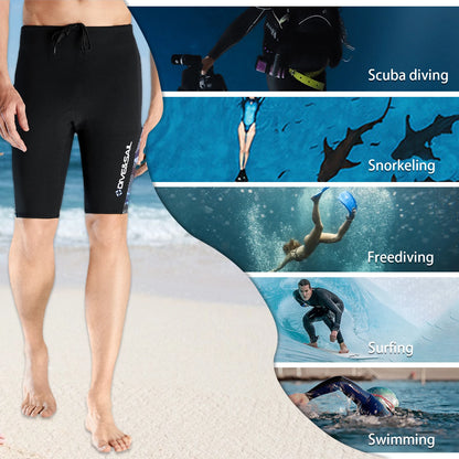 2mm Wetsuit Shorts Men Wetsuit Shorts 2mm Neoprene Wetsuit Shorts Men Thermal Wetsuit Pants for Surfing Diving Canoing Kayaking