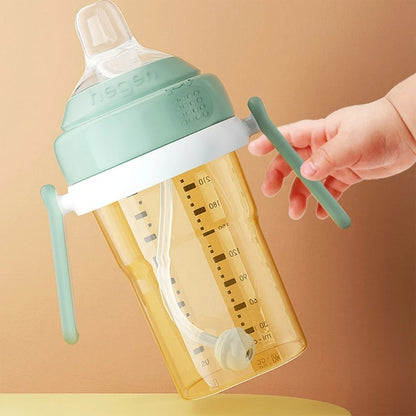 BPA Free Classic Newborn Bottle Grip Handle Compatible Silicone Handles for Hegen Bottle Size Baby Feeding Bottle Accessories