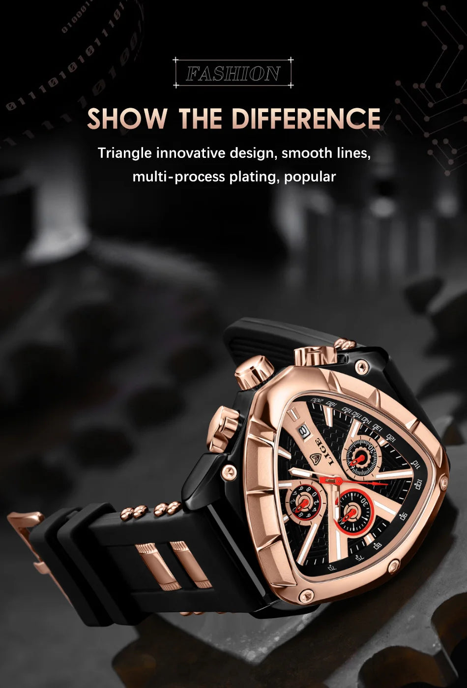 LIGE Original Luxury Men Watch Waterproof Sport Mens Quartz Wrist Watches Business Big Dial Wristwatches Relogio Masculino+BOX
