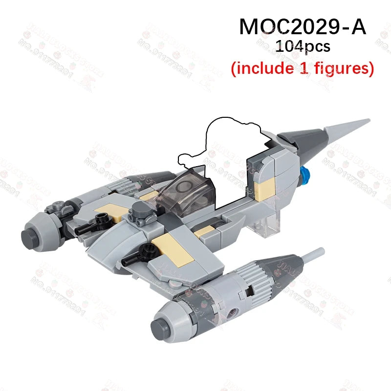 Sci-Fi Movie Series Droid Building Blocks Creative Mini Collector Turret Robot Annihilator Robot Model Bricks Toys For Kids Gift