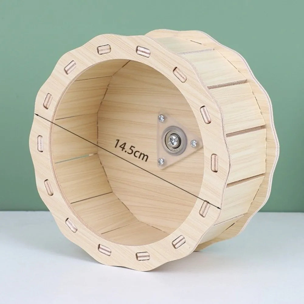 New Wooden Hamster Villa Easy to Install Durable Platform House Cage Accessories Chewable Hamster Climb Toy Pet Supplies