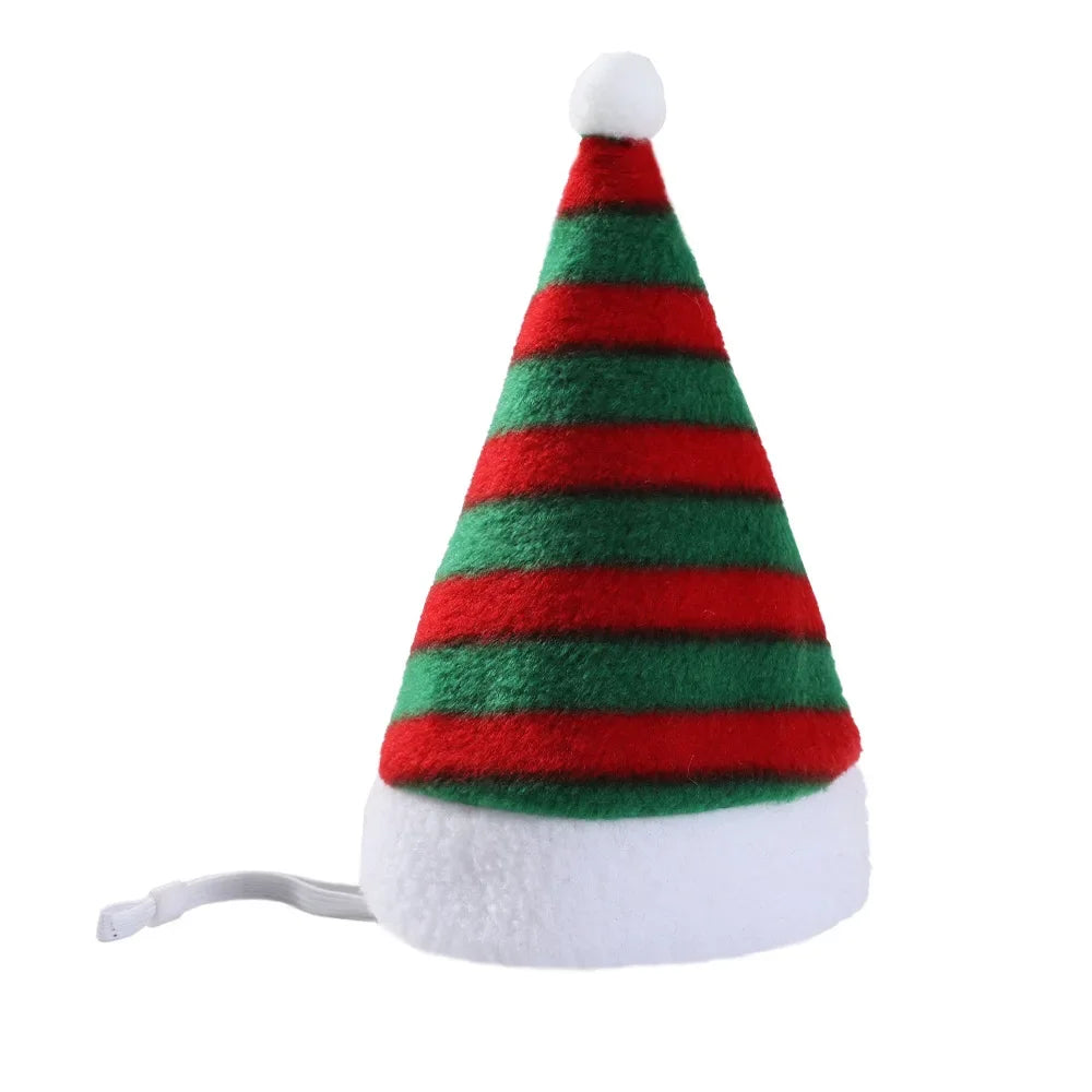 Pet Cat Dog Christmas Hat Cap Puppy Dog Accessories for Small Dogs Costume Dog Caps for Cats Costumes Pet Supplies 강아지 크리스마스