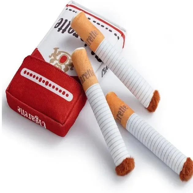 Dog Toy Funny Interactive Plush Dog Toys Creatives Cigarette Design Giggling Chewing Toys for Dog The Perfect Pet Gift for Plays