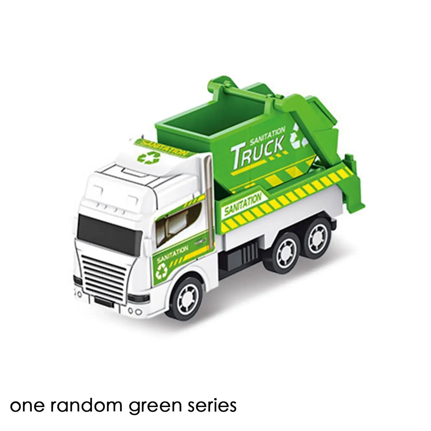 1pc Kids Toys Car Inertia Sanitation Truck Pull Back Plastic Model Engineering Vehicle Fire Engine Boys Toys For Children G L8y6