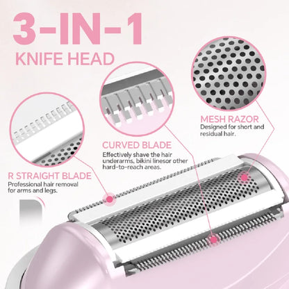 Women's Epilator Electric Hair Shaver Mini Hair Removal Trimmer Portable Body Hair Remover Razor Armpit Arm Leg Hair Epilator
