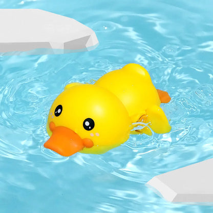 New Summer Bathroom Bath Shower Baby Clockwork Swimming Children Play Water Cute Little Duck Bathing Bathtub Toys For Kid Gifts