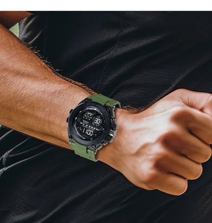 MAYZHISU Sports Electronic Watch for Man Student Teens Outdoor Waterproof Men's Sports Watches LED Digital Clock