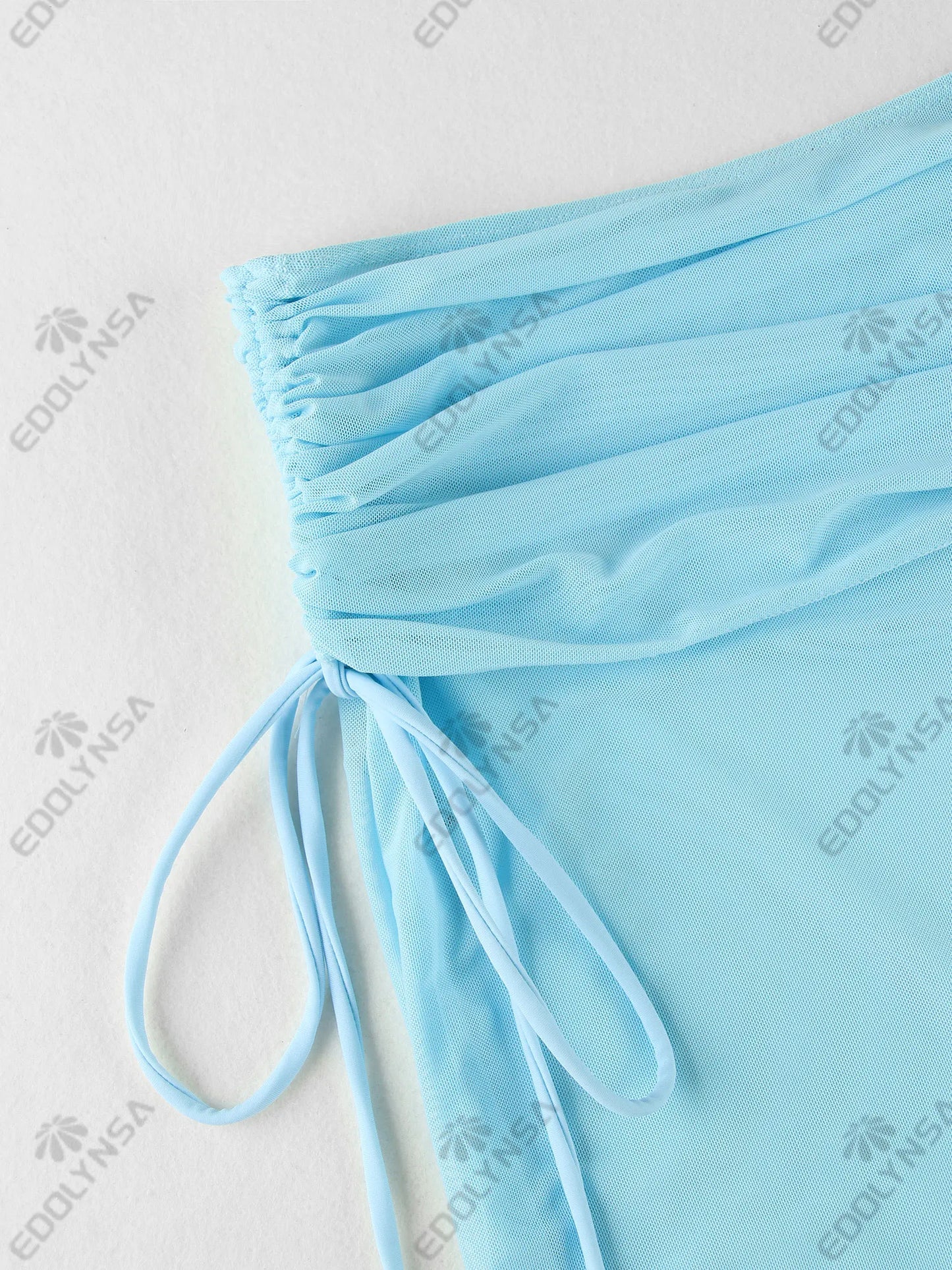 3 Piece Bikini Sets Nightclub Partywear Brazilian Swimsuit O-Ring Bathing Suit with Skirt Thong Biquini Swimwear Women K168