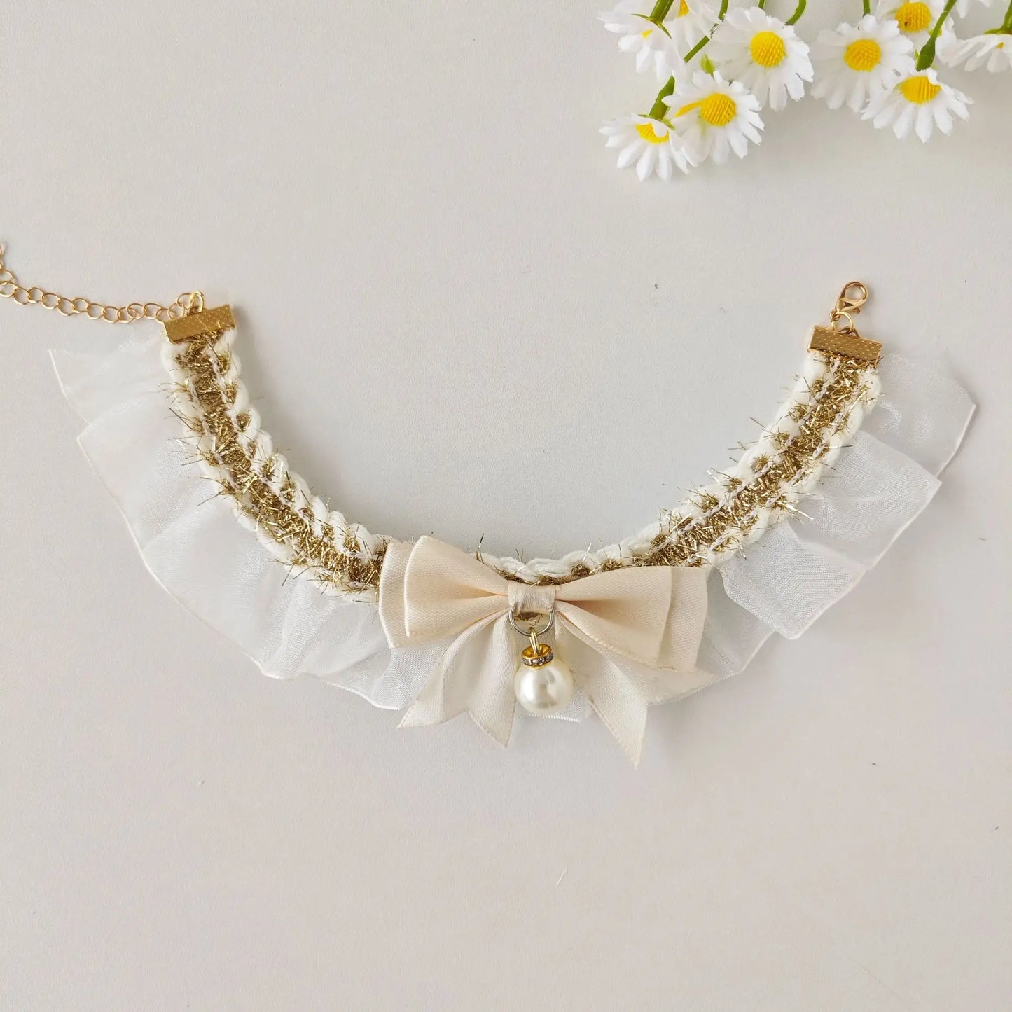 Cat Collar Dog Drool Towel Decoration Pet Bib Necklace Lace Bow Tie Scarf Neck Loop Puppy Accessories Pet Supplies