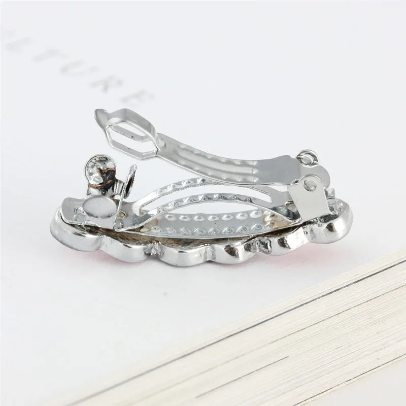 Bling Pearl Dog Collar Small and Medium Dogs Crown Hair Clips Puppy Accessories Doggy Heart and Bone Necklace Pet Supplies
