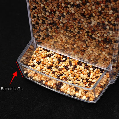Bird Feeders Automatic Parrot Feeder Drinker with Dustproof Lid Mount Budgie Cockatiel Conure Food Dispenser Pet Supplies