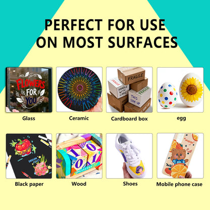 Guangna 360 288 Colors Acrylic Markers Brush Pens Fabric Rock Painting Pen Stone Ceramic Glass Wood Making school Art Supplies
