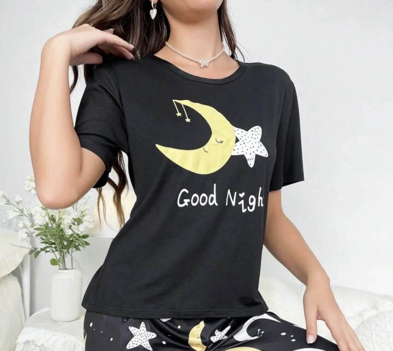 2023 New Autumn and Winter Home Pajamas Women's Christmas Printed Long-sleeved Suit Night Women Sleepwear
