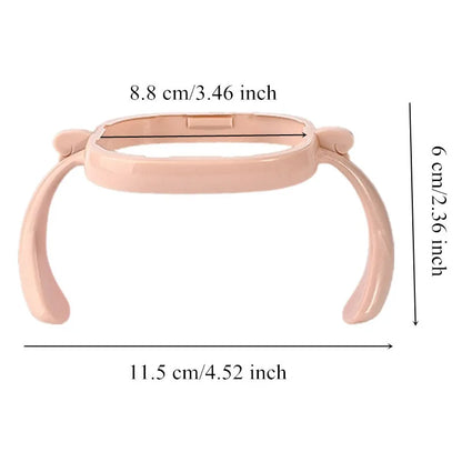 BPA Free Classic Newborn Bottle Grip Handle Compatible Silicone Handles for Hegen Bottle Size Baby Feeding Bottle Accessories