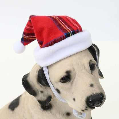 Pet Cat Dog Christmas Hat Cap Puppy Dog Accessories for Small Dogs Costume Dog Caps for Cats Costumes Pet Supplies 강아지 크리스마스