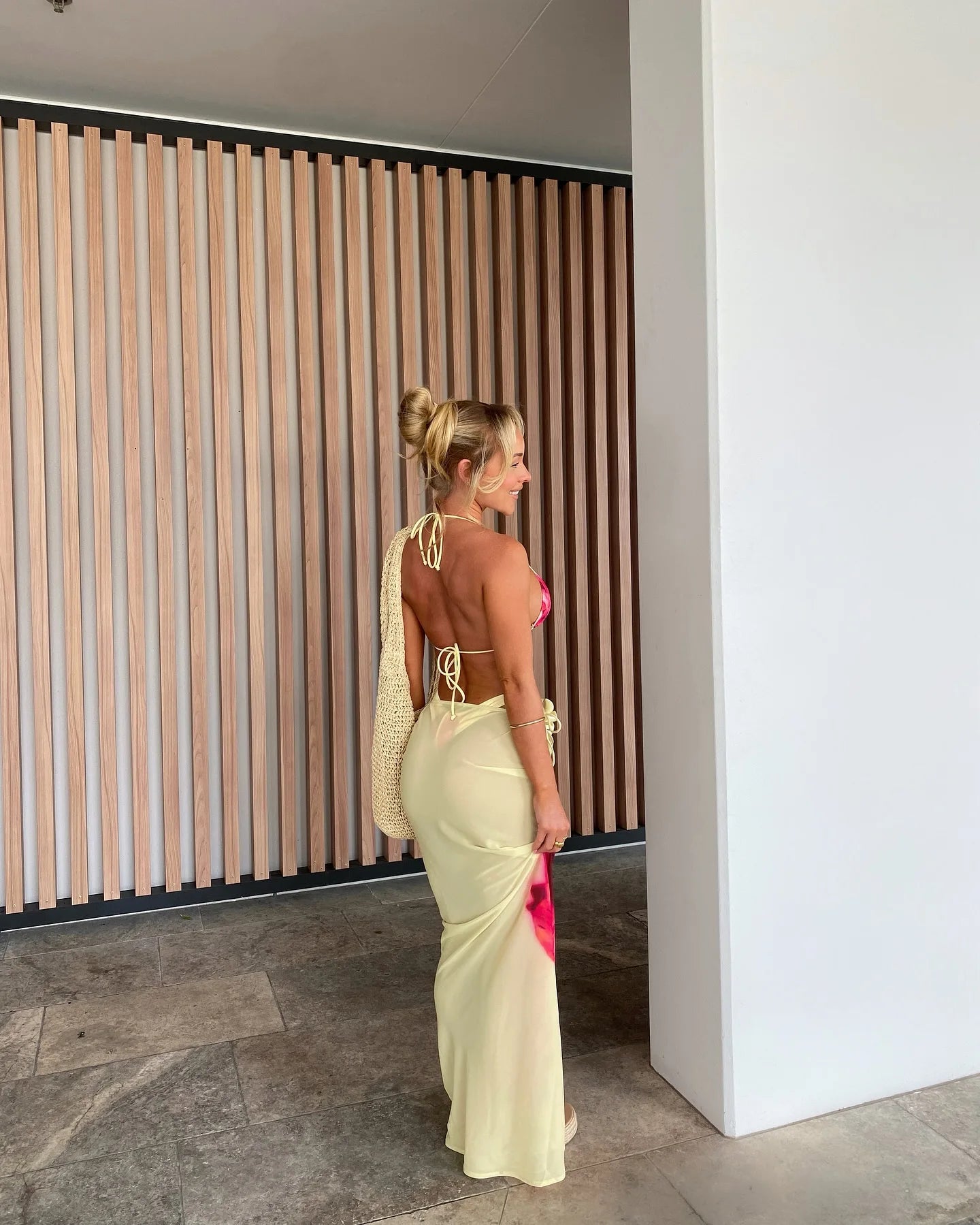 New Bikini Beach Skirt Tunics for Beach Long Leaves Print Bikini Cover up Robe de Plage Sarong Beach Swimsuit cover-ups