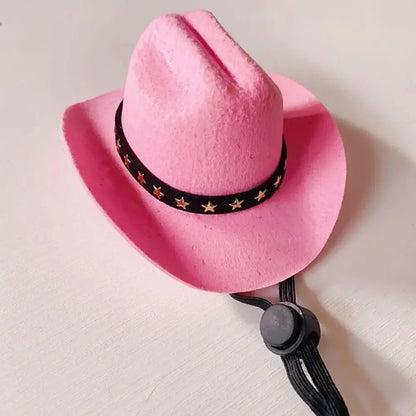 British Pet Cat Dog Hat Star Cowboy Hat Pet Supplies Adjustable Dog Costume Top Hat Headwear Dogs Caps Pet Sun Hats for Cats