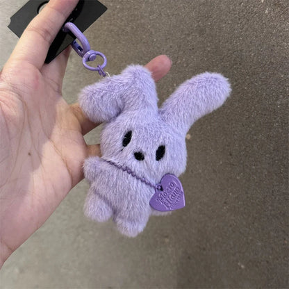 Kawaii Cartoon Rabbit Cute Plush Toys Doll Keychain Creative Backpack Pendant Decoration Kids Children Girls Boys Gifts