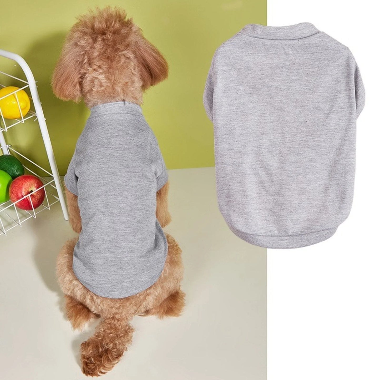 Breathable Dog T-shirt Solid Comfortable Thin Vest For Dogs Cute Summer Pet Clothes Dog Vest Tops Pet Supplies