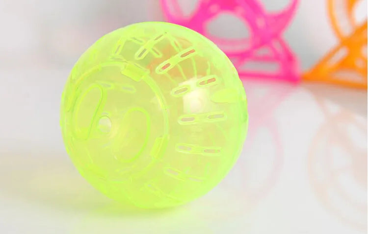 10CM Plastic Outdoor Sport Ball Grounder Rat Small Pet Rodent Mice Jogging Ball Toy Hamster Gerbil Rat Exercise Balls Play Toys