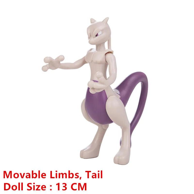 New Pokemon Anime Figure Pikachu Greninja Mewtwo Mew Cartoons Figure  Pocket Monster Action Model Toys Gifts Bulk Buy Lot