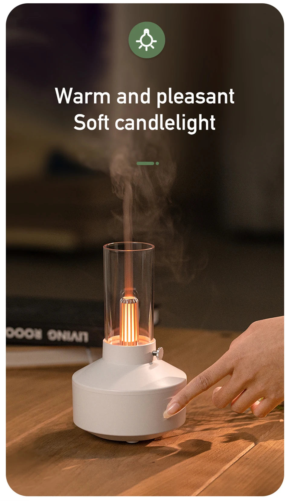 Retro Lamp Aromatherapy Diffuser Air Humidifier Home Room Fragrance USB Electric Ultrasonic Aroma Essential Oil Difusor