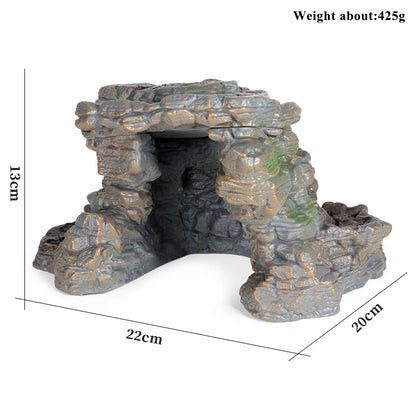 Oenux Simulation Home Decoration Stone Tree Stump Baobab Cacti Farm House Car Fence Accessory Animals Model Education Kids Toys