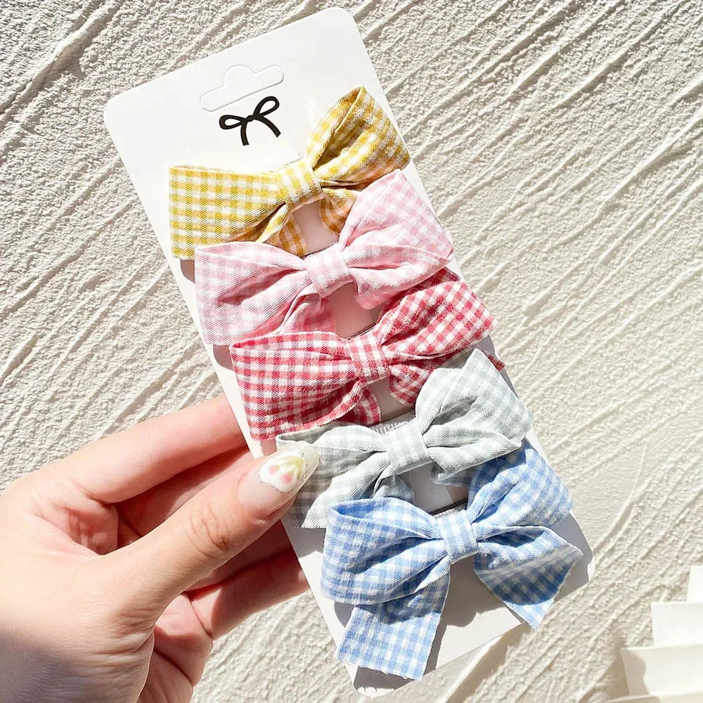 5/7pcs Baby Girl Hair Clips Set Cute Floral Bow Bunny Princess Hairpin for Toddler Girl Lovely Bang Side Clip Hair Accessories