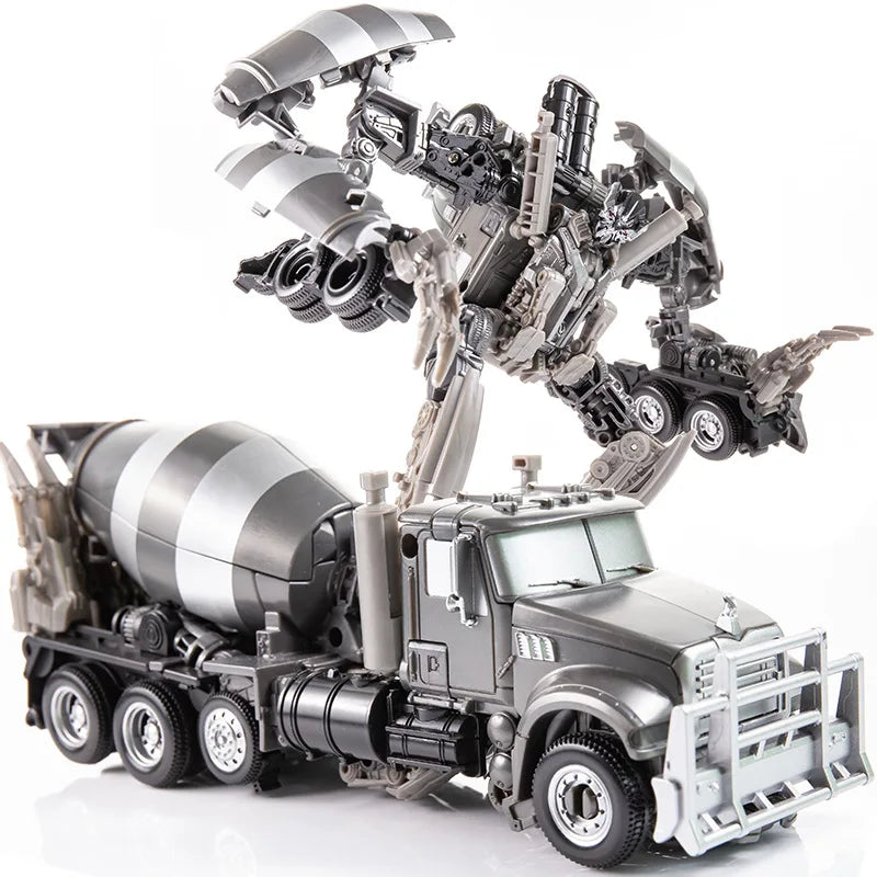 AOYI Cool 8 IN 1 Oversize Devastator Toys Boy Anime Hook Action Figures Robot Car Engineering  Vehicle Model Kids