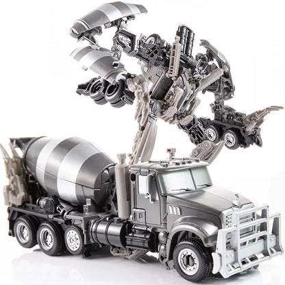 AOYI Cool 8 IN 1 Oversize Devastator Toys Boy Anime Hook Action Figures Robot Car Engineering  Vehicle Model Kids