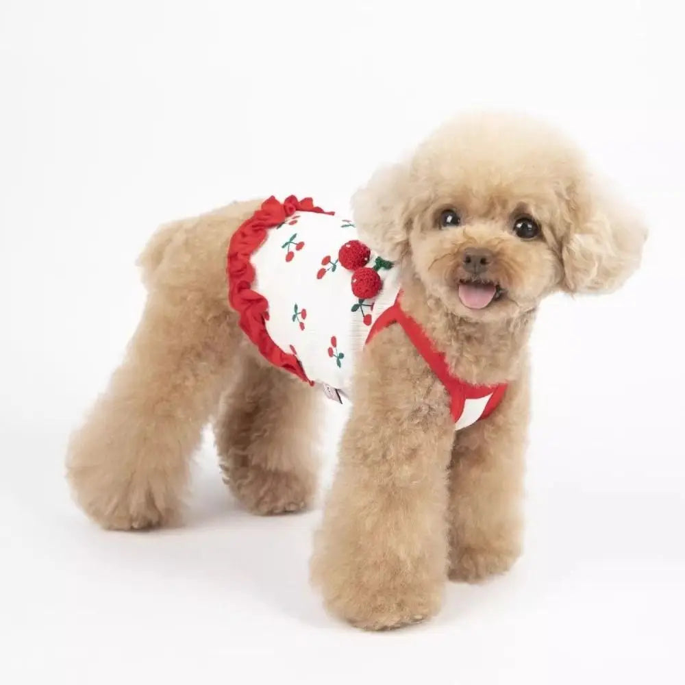 Pet Supplies Cute Little Dog Summer Strap Soft Fashion Dog Vest Breathable Pet Clothes for Kittens Puppy