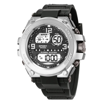 MAYZHISU Sports Electronic Watch for Man Student Teens Outdoor Waterproof Men's Sports Watches LED Digital Clock