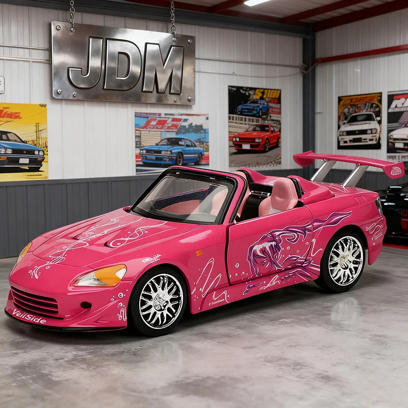 JADA 1:32 S2000 JDM Alloy Car Diecasts & Toy Vehicles Car Model Miniature Scale Model Car Toys For Children
