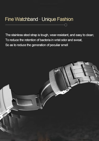 NAVIFORCE Luxury Original Sports Wrist Watch For Men Quartz Steel Waterproof Dual Display Military LED Digital Watches Relogio