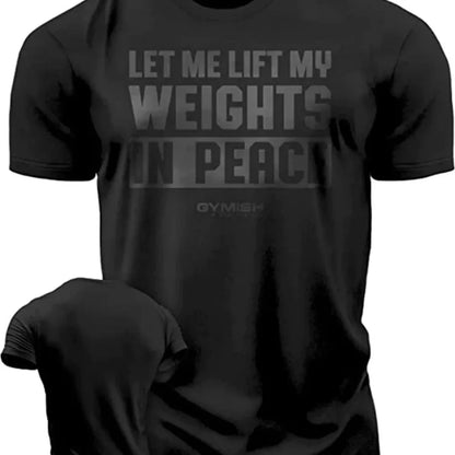3D Printed Workout Men's T-Shirt  For Comprehensive Exercise Funny Gym T-Shirt Men's Short Sleeves Muscle Man Tough Guy T-Shirt