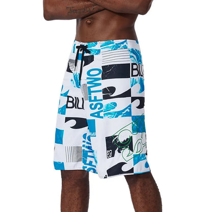 Plus Size Men's Swimming Shorts Board Shorts Bermuda Surfing Swim Shorts Dry Fit Boardshorts Swimwear Trunks Running Beach Pants