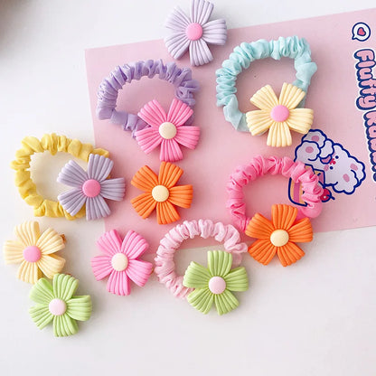 100 Piece/set Elastic Hair Bands Girls Baby Hair Accessories Child Hair Ring Head Rope Scrunchies Headwear Excluding Bottles