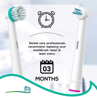 4/8/16 Pcs Interproximal Clean Replacement Brush Heads For Oral B Professional Ortho Orthodontic Electric Toothbrush Heads