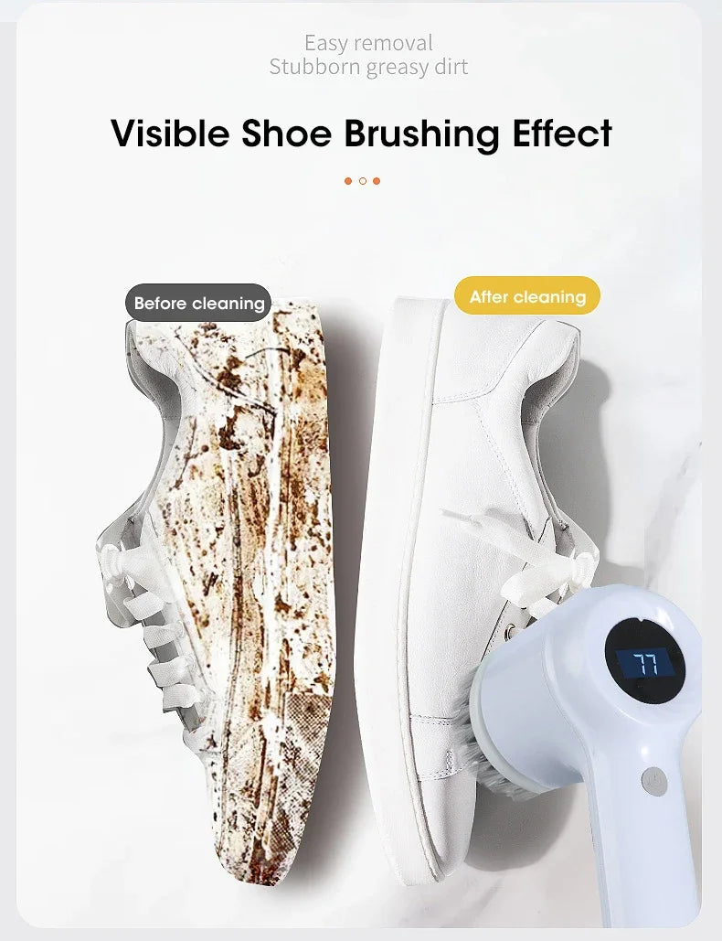 2025 Cordless Electric Spin Scrubber - 5 Brush Heads, IPX7 Waterproof, Rechargeable Bathroom Cleaner for Tile/Shower/Grout